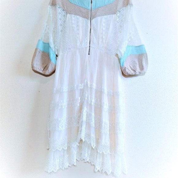 Free People New Romantics Boho Chic lace dress Size XS - Picture 5 of 16